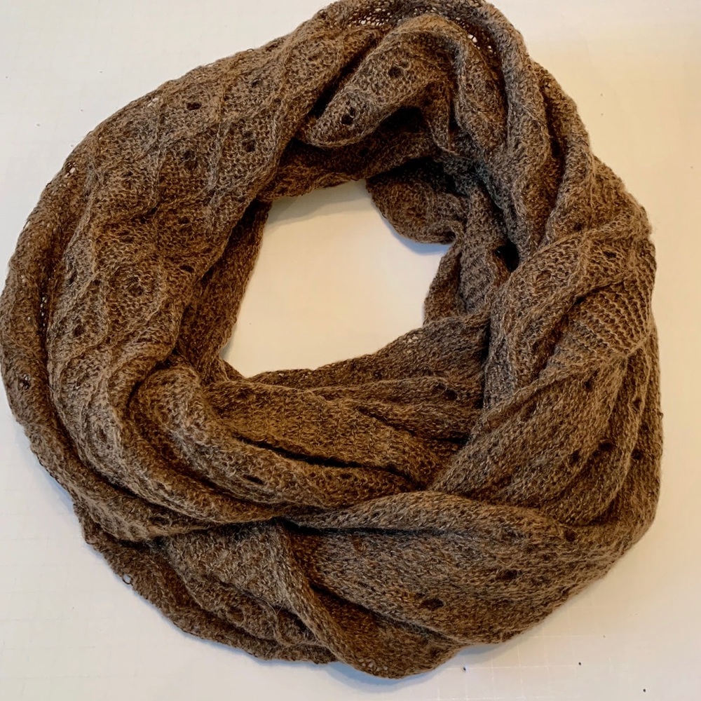 Large Open Knit Infinity Scarf/Wrap